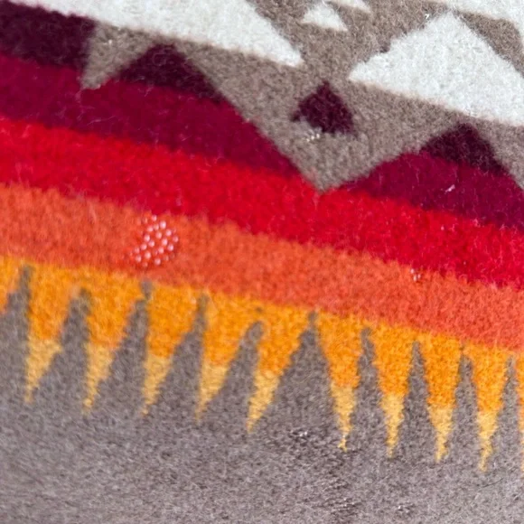 Pendleton Woolen Mills Chief Joseph wool decorative pillow. Nez Perce. Tribal. - Picture 9 of 16